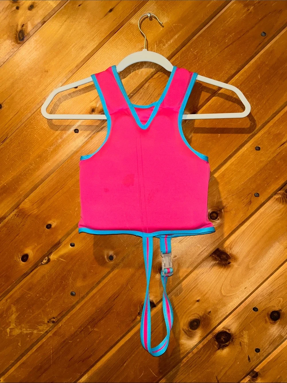 Swim school blue & pink children’s swim training vest